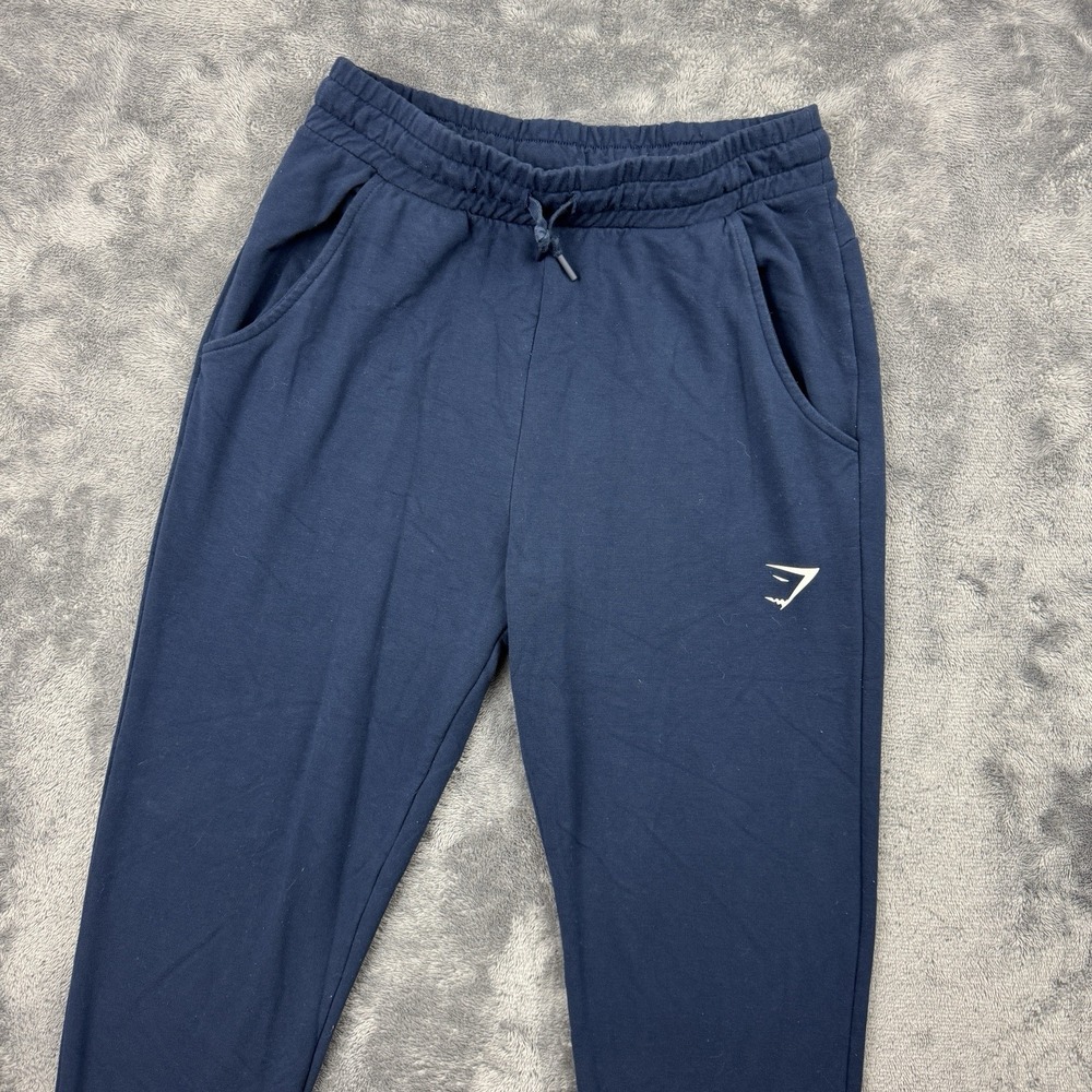 Gymshark Joggers Womens Size S Navy Blue Gym To Lounge Sweatpants Pockets
